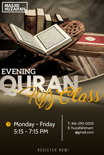 Evening Quran class